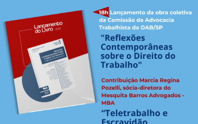Seminário “O STF e o Direito do Trabalho” e lançamento da obra coletiva da Comissão da Advocacia Trabalhista da OAB/SP