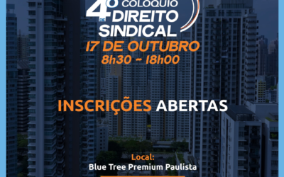 Colóquio de Direito Sindical – evento promovido pelo SINSA ocorrerá no formato híbrido